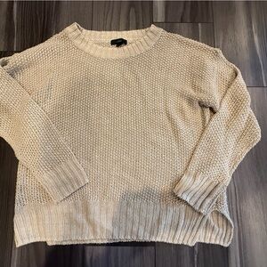 J. Crew Cream Knit Sweater